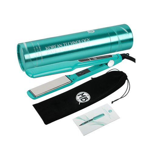 اتو مو صفحه تیتانیوم تکنولوژی کرهای MBQ صاف کننده مو یون درمانی